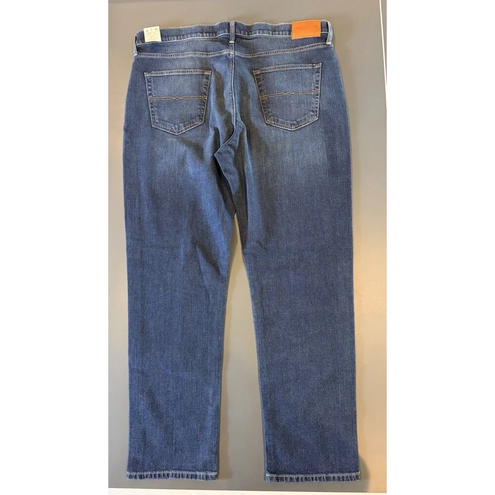 Lucky Brand Mens 410 Straight Jeans Stretch Denim 32 x 33.5 Academia Western